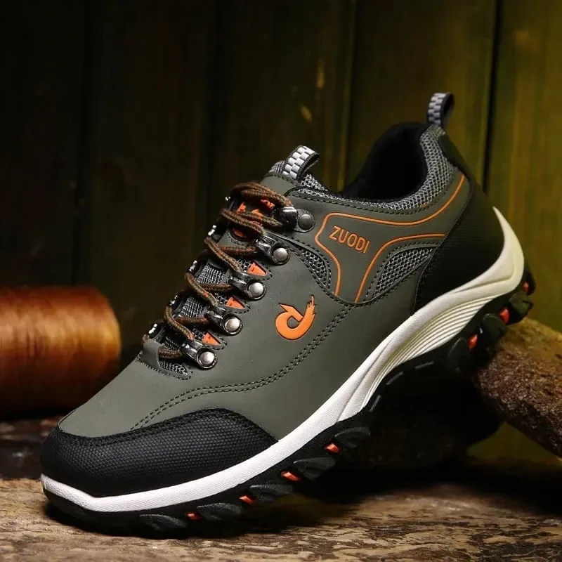 2026 New Men Hiking Shoes High Quality Anti Slip Men Sneakers Outdoor Climbing Walking Shoes Breathable Light Running Shoes Male — image 3
