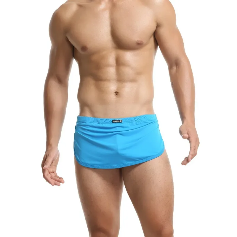 Front and rear independent two-piece silky pajama pants wholesale and foreign trade agency men's home underwear — image 2
