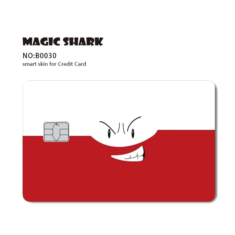 Maigc Shark Cute Pokemons Mewtwo Eevee Pikachu Gengar Sticker Film Cover for Debit Credit Card No Fade — image 20