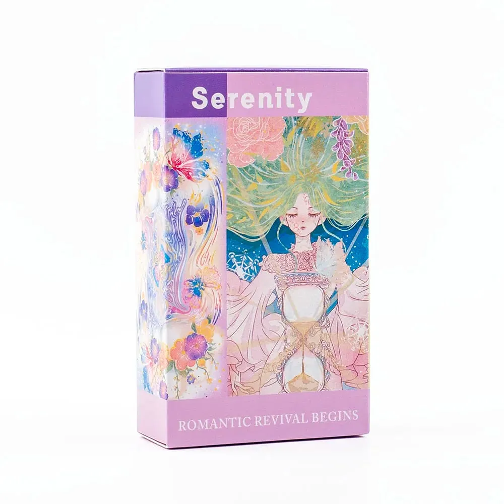 Serenity ROMANTIC REVIVAL BEGINS 80Pcs Fate Divination Tarot Cards FortuneTelling Card Games Party Board Game 10.3*6CM — image 2