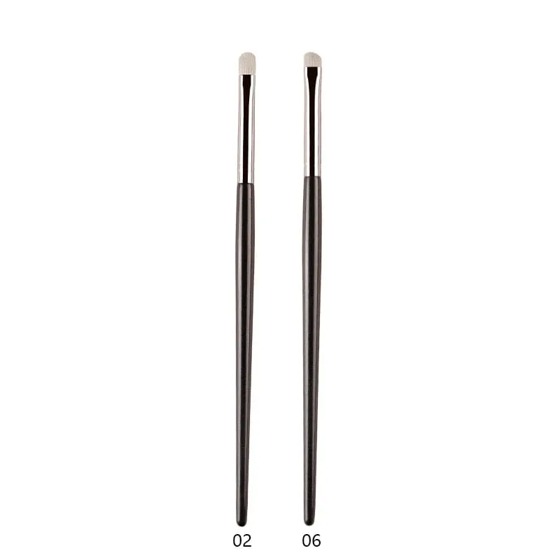 1ks White Pony Hair štětce na make-up na oční stíny Small Smudge Precision Crease Detail Bevel Eye Shadow Make up brush Liner Lip