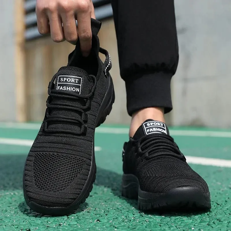 Trampki Męskie Oddychające modne buty do biegania Lekkie sportowe obuwie treningowe Męskie tenisówki tenisowe Masculino — image 6