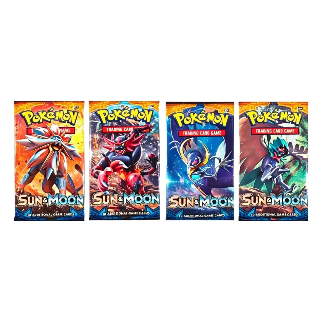 Pokemon TCG SUN & MOON Booster Box 36 Packs English Sealed Display Box Collectible Trading Card Game for Kids gift — image 4