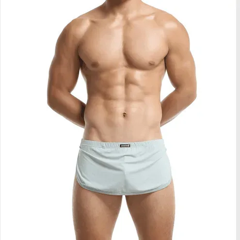 Front and rear independent two-piece silky pajama pants wholesale and foreign trade agency men's home underwear — image 11