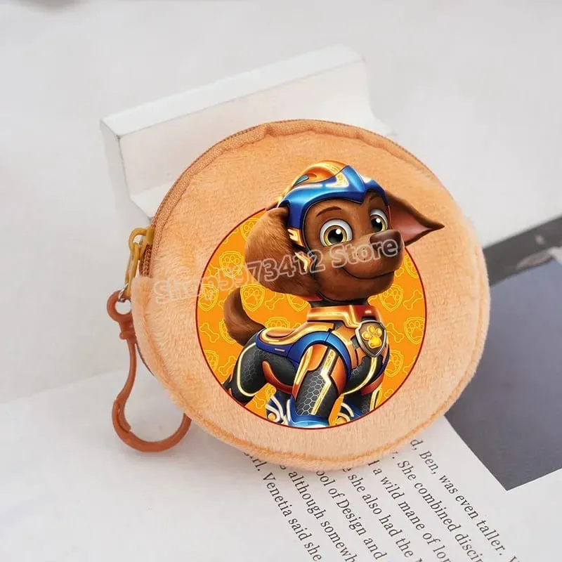 Paw Patrols Round Wallet Cute Keychain Bag Printing Coin Zipper Purse Anime Small Change Bags Convenient Mini Storage Pouch Gift — image 29