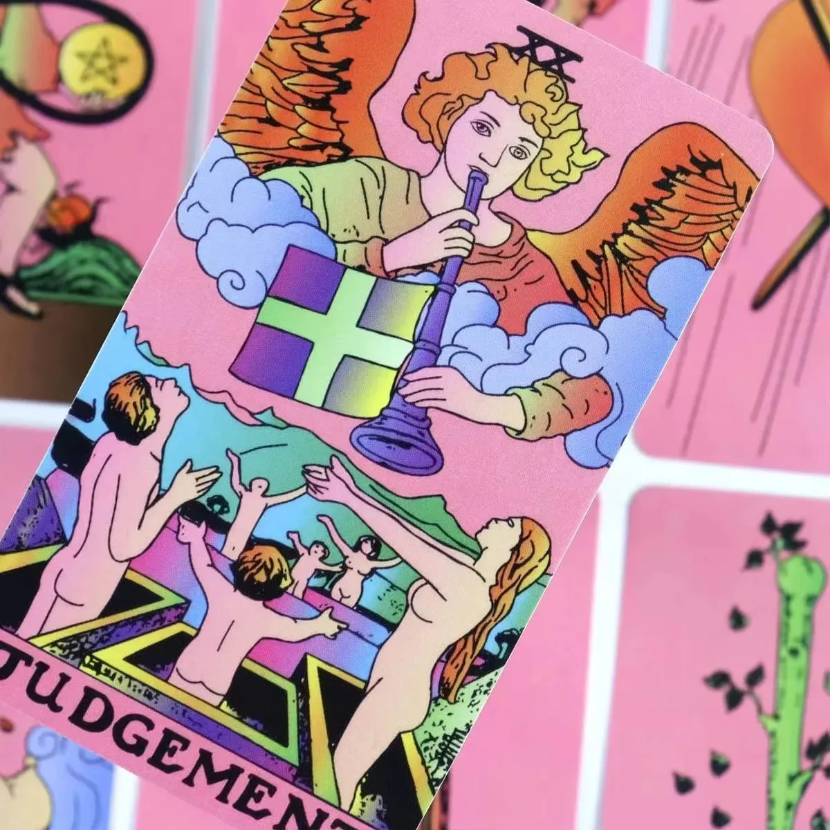 Pink A.E. Classic Tarot Cards Deck Rider Waite Smith Style Divination Fortune Telling Oracle Cards 78 Cards English Ver. — image 5