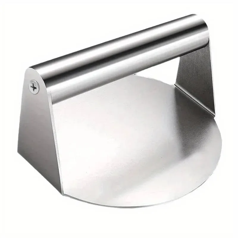 New Stainless Steel Smash Burger Press | Heavy Duty Patty Maker & Smasher Mold for BBQ Grilling Kitchen (Non-Stick) — image 7