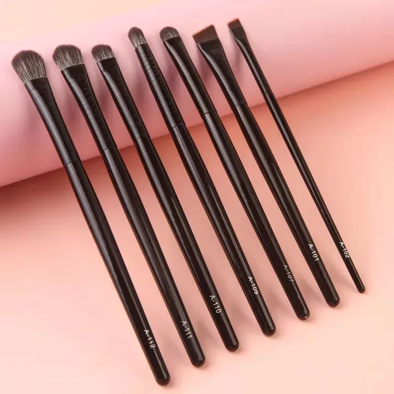 1/3pcs Professional Classic Natural Eye Makeup Brushes Set Eyeshadow Eyebrow Blending Smokey Black Beauty Make up Brushes
