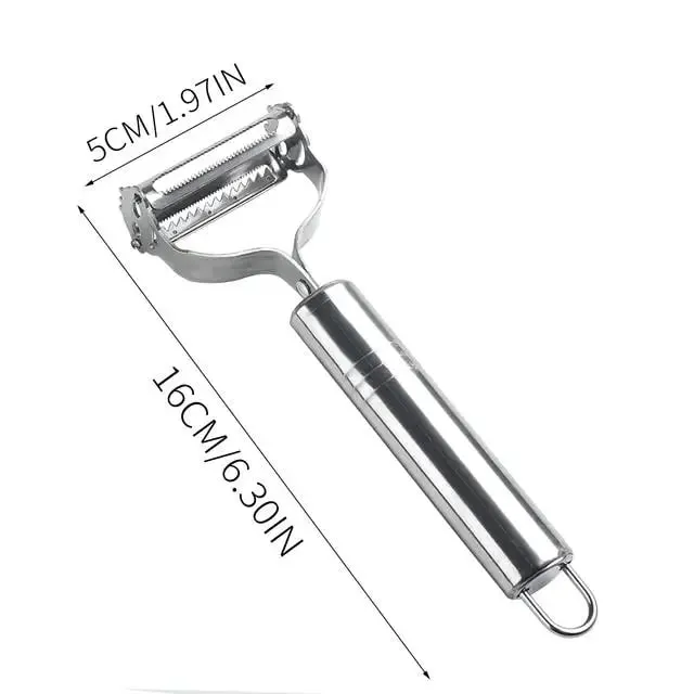 High Quality Stainless Steel Potato Cucumber Carrot Grater Julienne Peeler Vegetables Fruit Peeler Vegetable Slicer — image 6