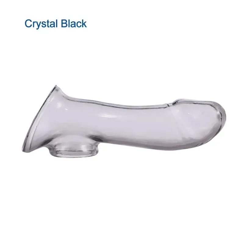 Extensor peniano adulto elástico alto, preservativo reutilizável e mais seguro, brinquedo sexual para casal, homens, ferramentas de ejaculação retardada — image 8