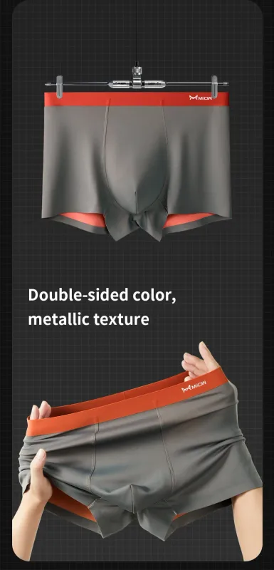 MiiOW Men Underwear Set 100S Modal Men's Boxershorts Silky Breathable Man Panties 5A Antibacterial Mens Boxer Briefs Underpants