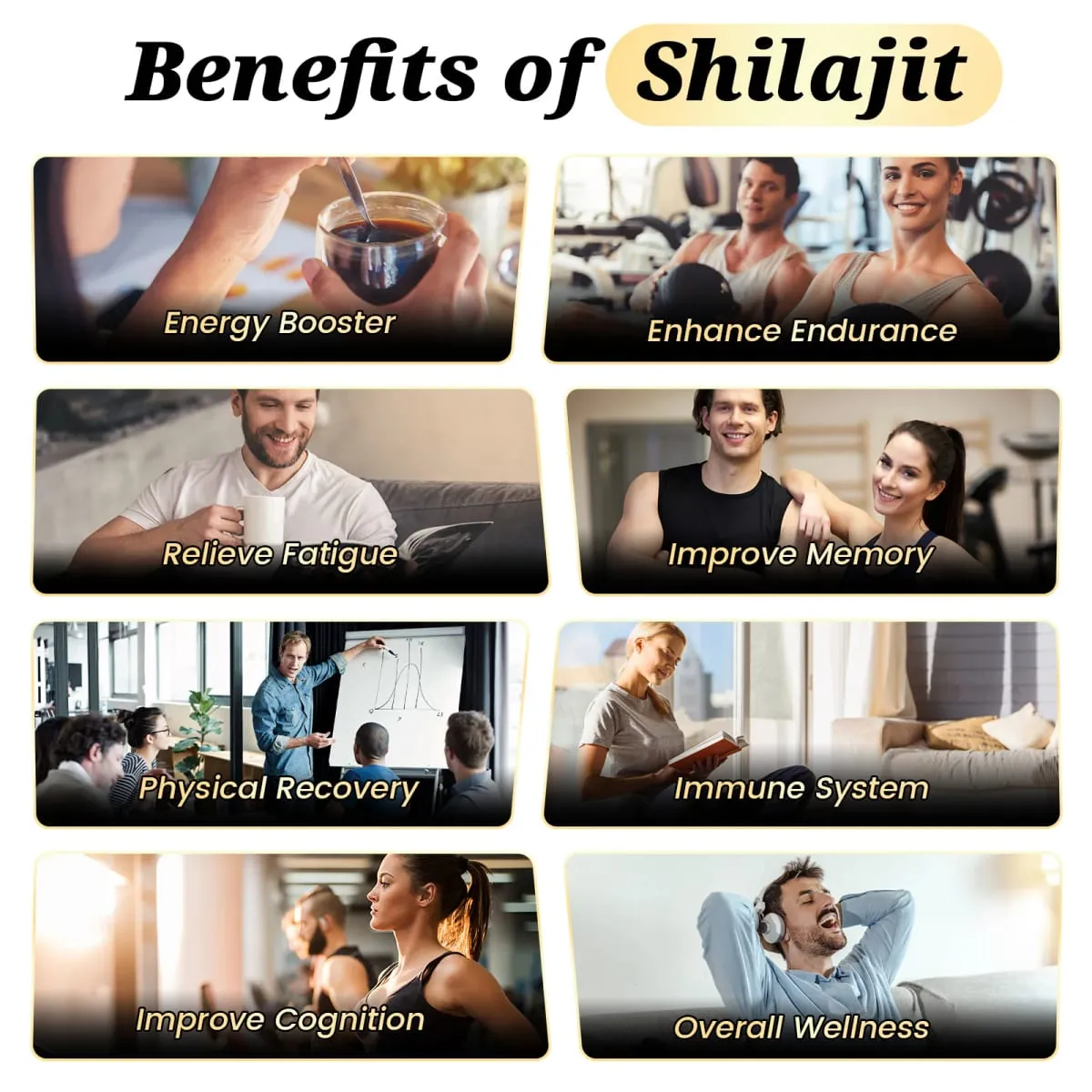 Mulittea ผลิตภัณฑ์เสริมอาหารแร่ Shilajit ดั้งเดิมที่มีความบริสุทธิ์สูงพร้อมแร่ธาตุติดตาม 85+ และกรดฟุลวิคสำหรับความแข็งแกร่งของมนุษย์ — image 5
