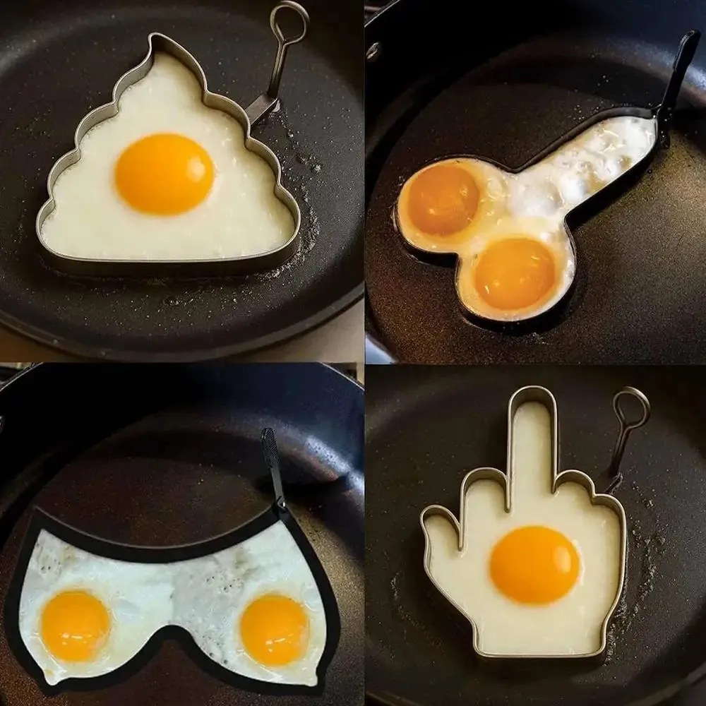Stainless Steel Fried Egg Mold Pancake Maker Breakfast Baking Omelette Rings Cooking Tools For Kitchen Accessories Gadget — image 7