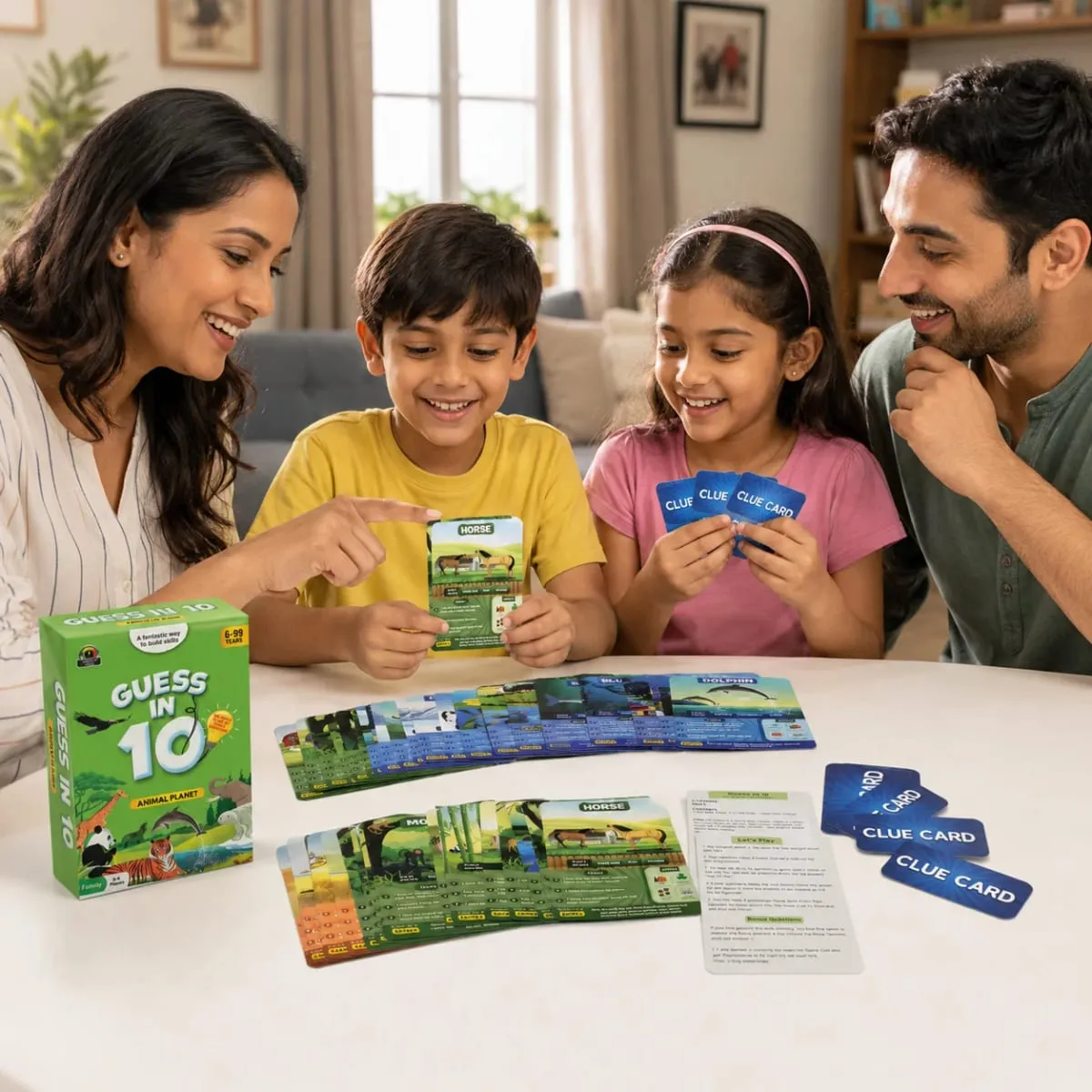 Guess in 10 Animal Planet Card Game Kids Animal Trivia Clue Educational Family Travel Brain Teaser English Version — image 5