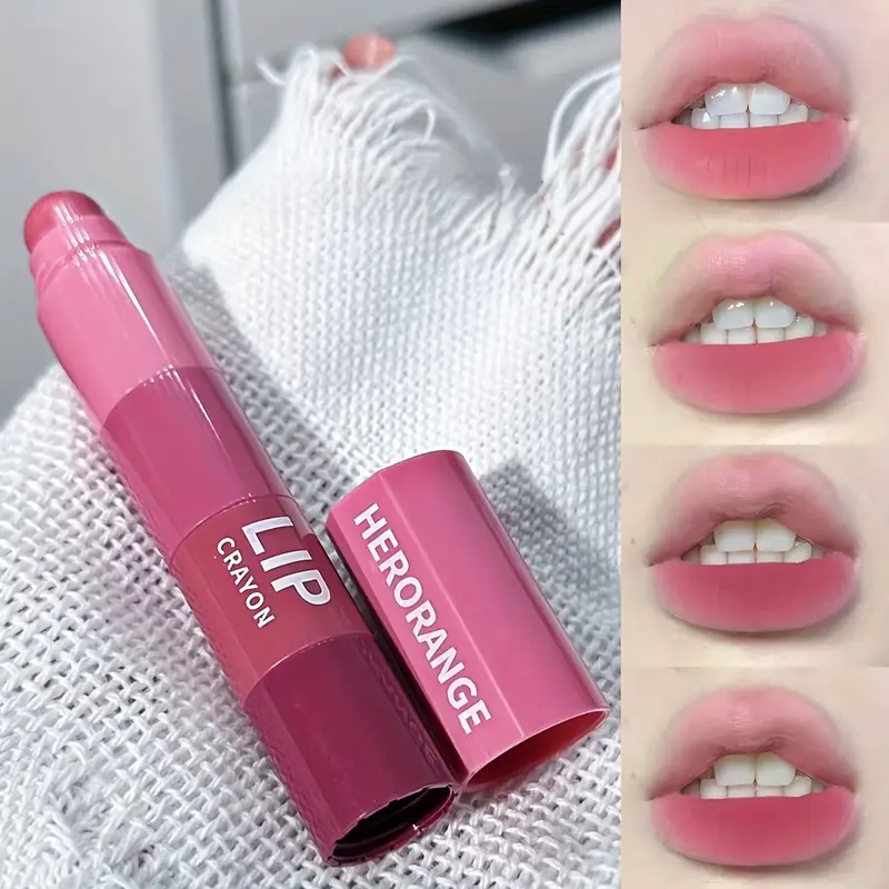 Herorange Mini Bullet Lipstick Four Colors DIY Gradient Matte High Pigment Long Lasting Transfer Proof Portable Lip Makeup — image 2