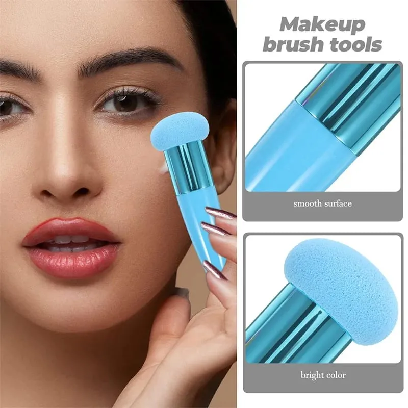 New Mushroom Head Makeup Brush Puff Beauty Makeup Sponge With Handle Make-up for Fashion Women Professional Makeup Tools Puff — image 4