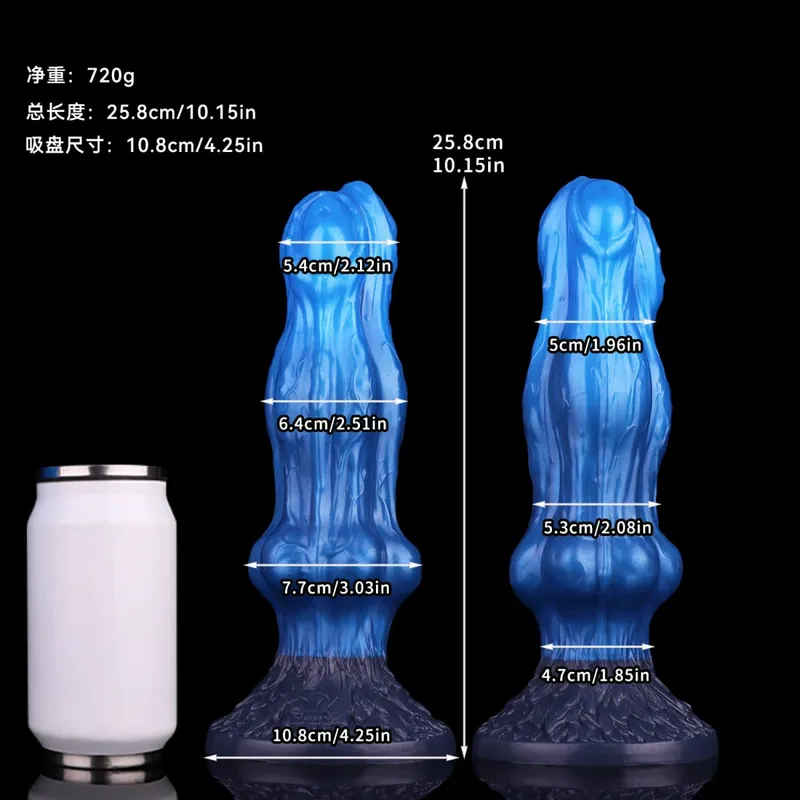 Monster Dragon Cock Anal Dildos Double Layer Penis Vaginal Anus Masturbator Silicone Sex Toys For Adult Women Men Flirting — image 9