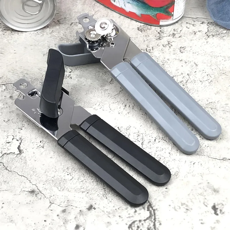1pc Stainless Steel Multifunctional Professional Can Manual Can Opener Craft Beer Grip Can Opener Bottle Opener Kitchen Gadgets