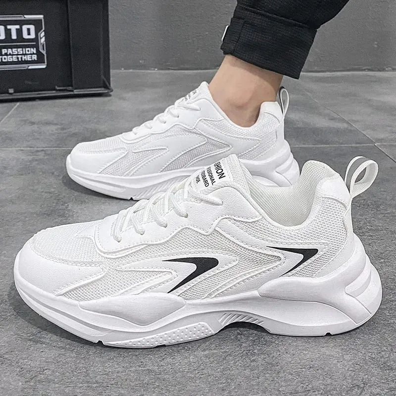 Men's Chunky Dad Shoes 2025 Summer Hot Sale Breathable Casual Shoes for Men with Thick Soles for Students Casual Sneakers — image 1