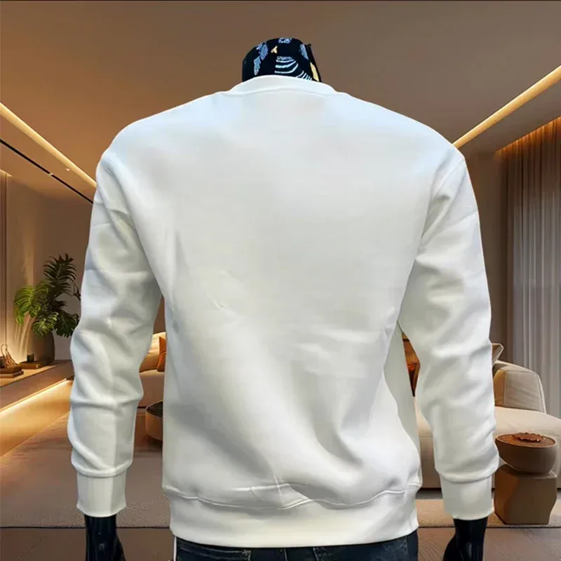 New Men's Round-Neck Long-Sleeve Sportswear, High-Quality Outdoor Casual Men's Clothing, Fashionable Spring and Autumn Sets — image 4