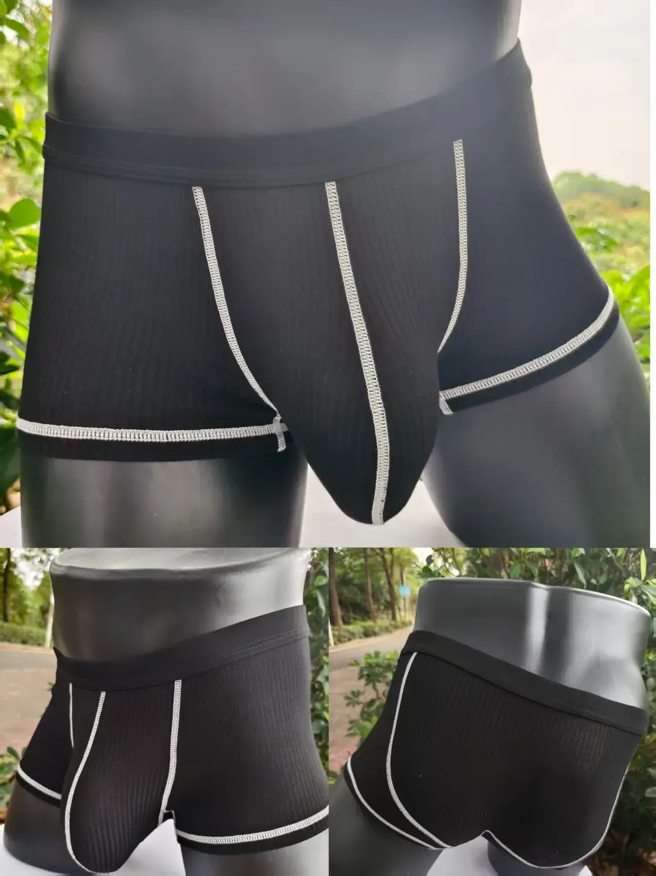 Men's boxer shorts with high elasticity and large pockets, fashionable men's shorts — image 8