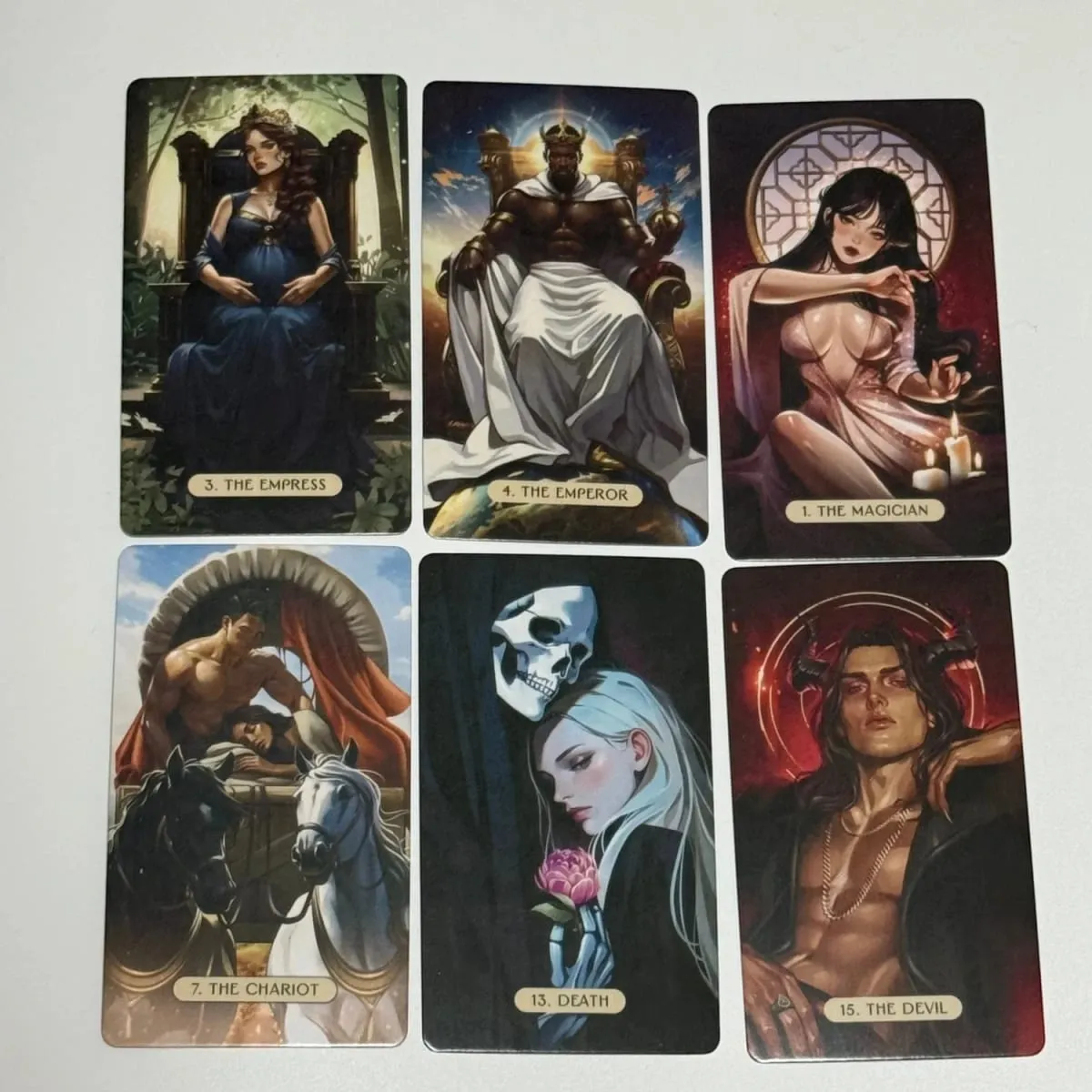 The Love and Lust Tarot Modern Art Style 10.3*6cm 78-Card Deck for Passion Intimacy & Soulful Love Readings - — image 2
