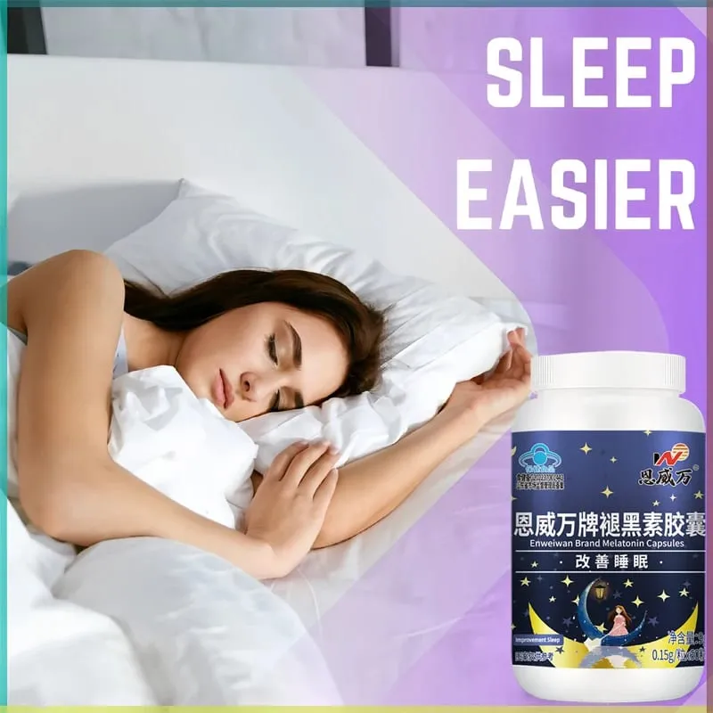 Κάψουλες μελατονίνης Deep Sleep & Brain Cognition Extra Strength Λιποσωματική Μελατονίνη με βιταμίνη Β6 διπλής επίδρασης ποιοτικός ύπνος — image 5