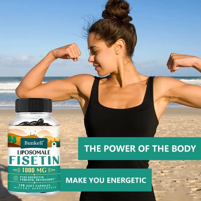 Liposzómás fisetin kvercetinnel – nagy hatású 1000 mg kombinált antioxidáns-kiegészítő az optimális egészségért — image 4