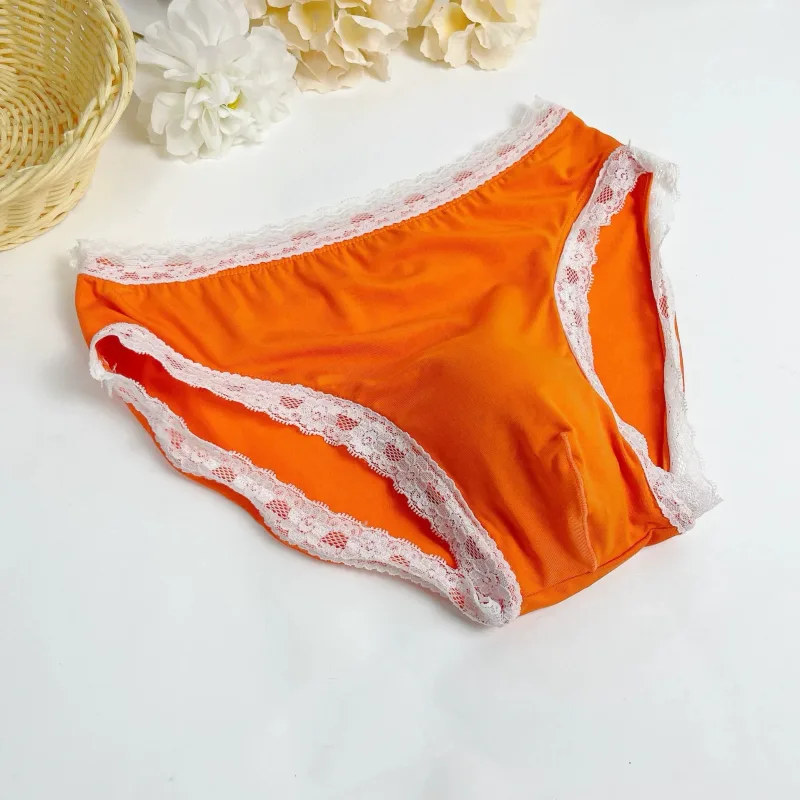 New Men's Underwear Sexy Men's Lace Briefs U-Convex Pouch Low-Rise Comfortable and Breathable Shorts Briefs men underwear sexy — image 3