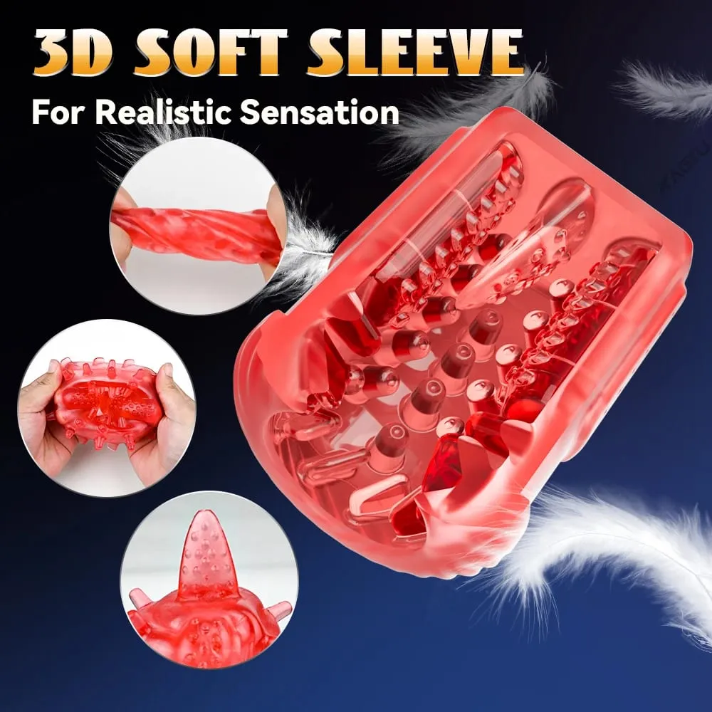 Automatic Male Masturbator Telescopic Rotation Men Masturbation Cup LCD Digital Simulation Blowjob Masturbator Sex Toy for Men — image 5
