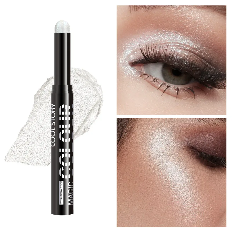 2 in 1 Eyeshadow Lipstick Stick Pencil Waterproof Glitter Brighten Matte Eye Shadow Makeup Pigment Eyeshadow Pen — image 15