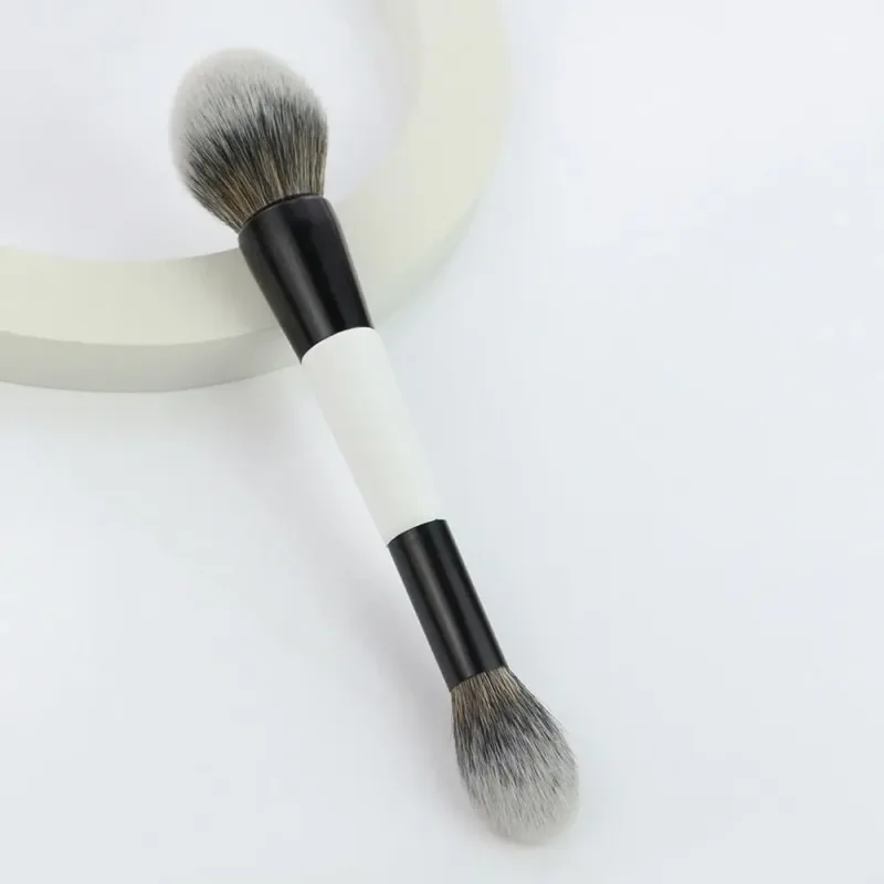 Dual-Ended F4 Contour Face Brush Multi-purpose High Coverage Eyeshadow Concealer Brushes Cosmetic Beauty Powder Blush Brush