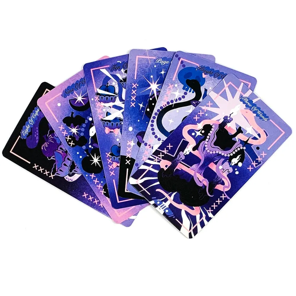New Apple Tarot Deck 78 Cards Serpent's Forbidden Lust Tarot Cards Divination Fortune Telling Board Game Halloween Gifts — image 5