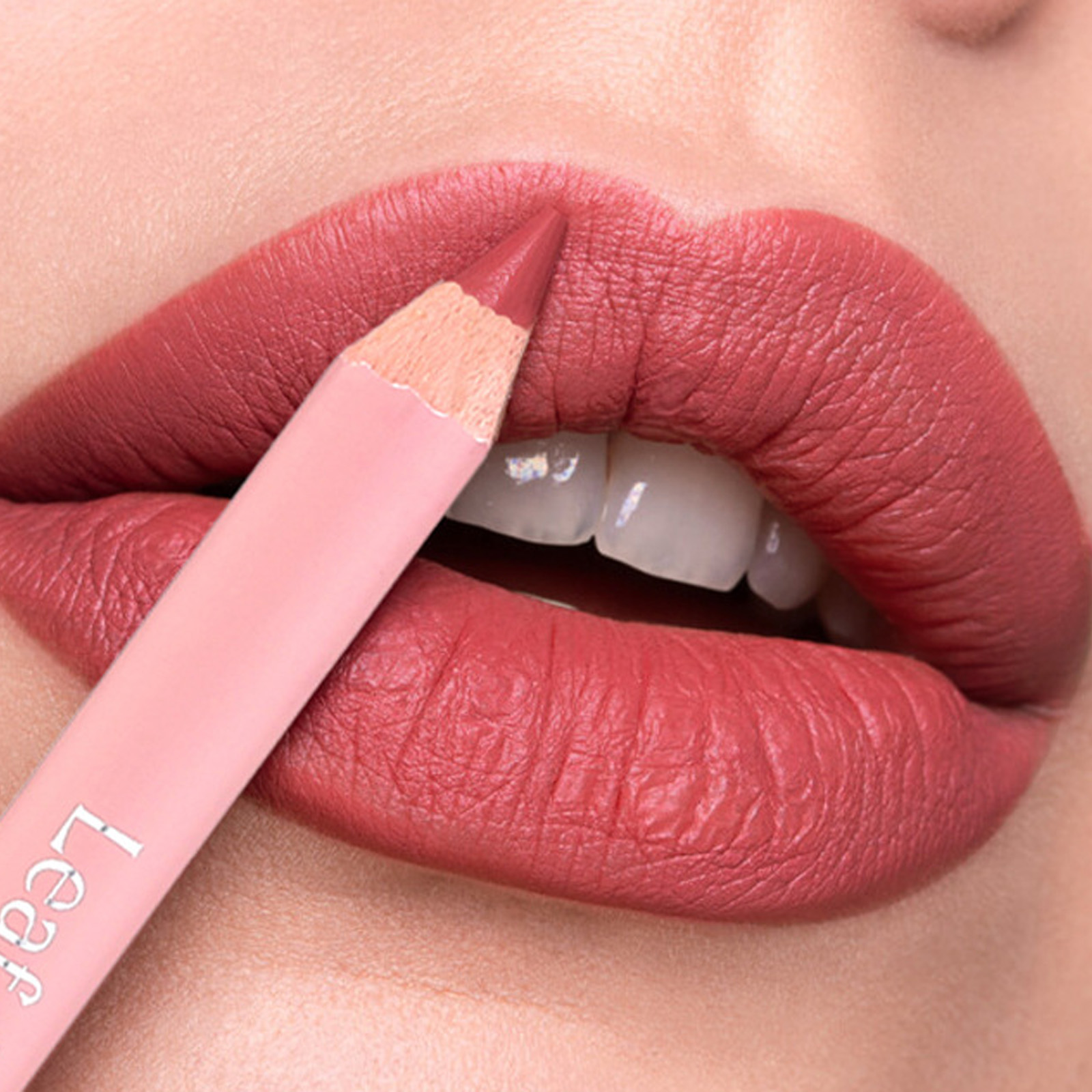 Lápis delineador labial fosco, 12 cores, à prova d'água, batom natural, nude, rosa, delineador pro, contorno dos lábios, maquiagem