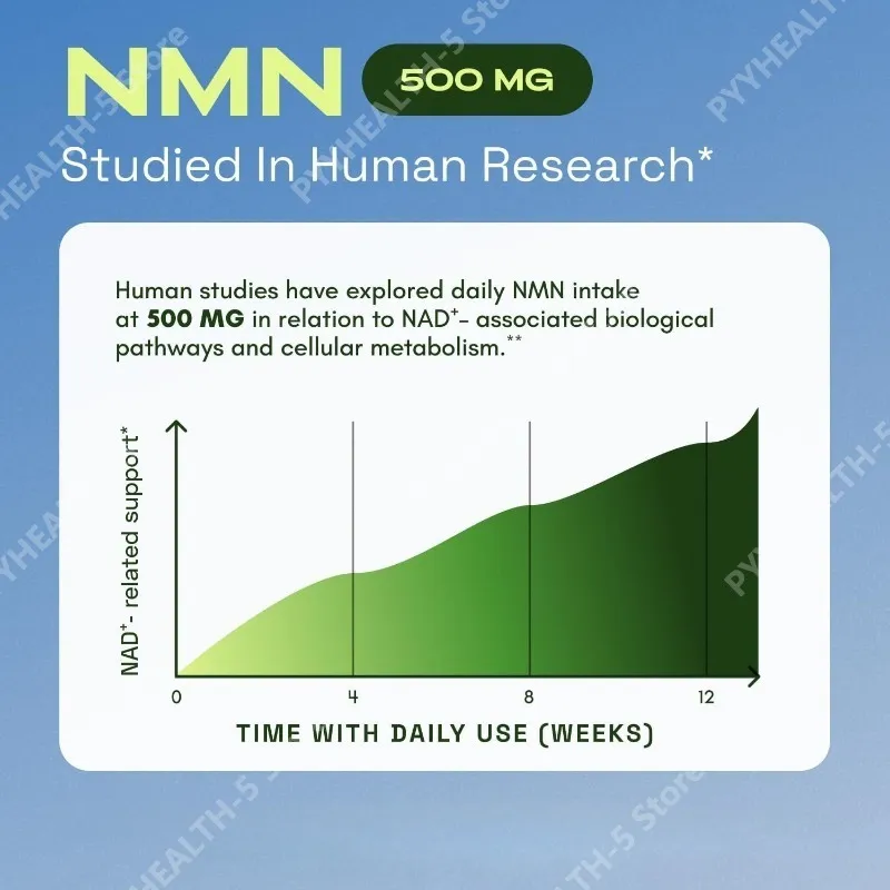 NMN 1000 Mg Capsule Supplement 4-in-1 Formula with TMG Quercetin & Resveratrol NAD+ Supplement Supports Energy 60 Capsules — image 4