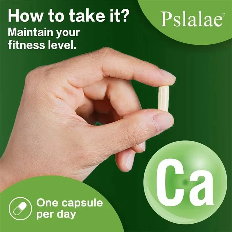 Calcium Supplement - Promotes Calcium Absorption Boosts Energy Strong Bones Supports Heart & Muscle Health Non-GMO — image 6