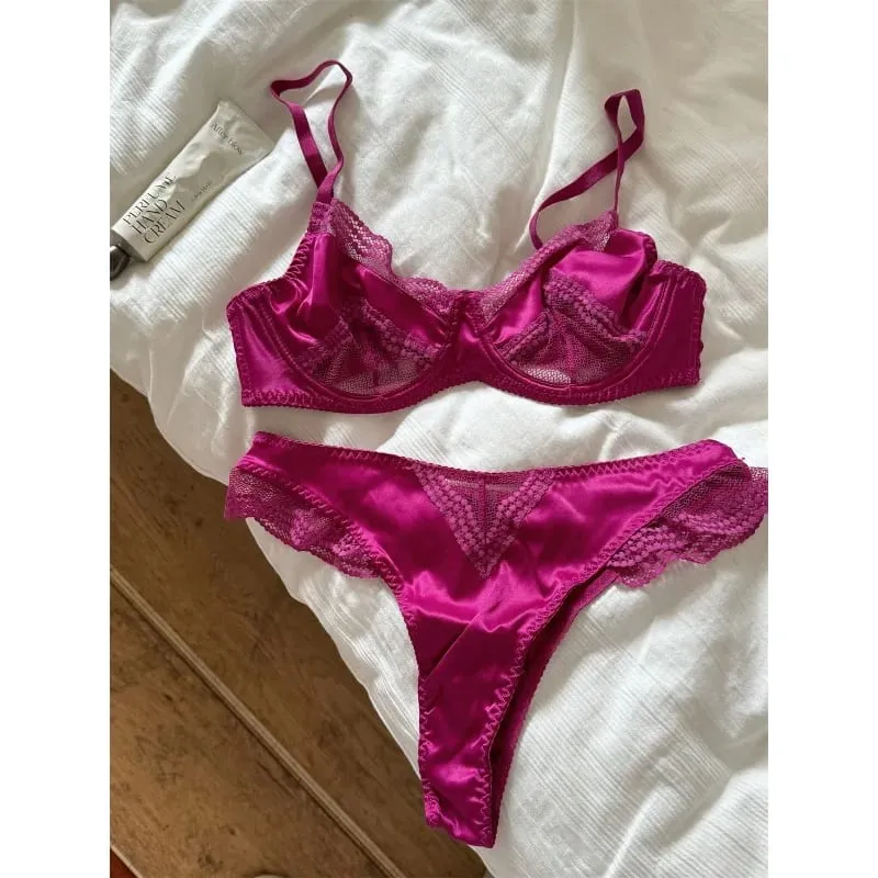 Lightweight French Embroidery Lace Push Up Bra for Summer Breathable Sexy Gathering Underwear Comfortable Fit for Women S-xl — image 2