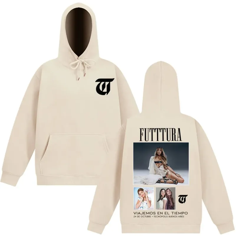 Singer TINI STOESSEL Futtura Album 2025 Tour Hoodie Men Women Aesthetic Trendy Sweatshirts Long-sleeved Loose Harajuku Pullover — image 5