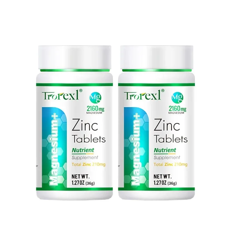 Najlepszy suplement magnezu i cynku 60 tabletek Zwiększa witalność Zdrowie immunologiczne — image 8