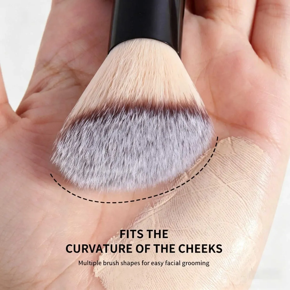 14Pcs Complete Makeup Brush Set Soft Synthetic Hair Foundation Blush Loose Powder Concealer Contour Blending Brushes Portable Tr