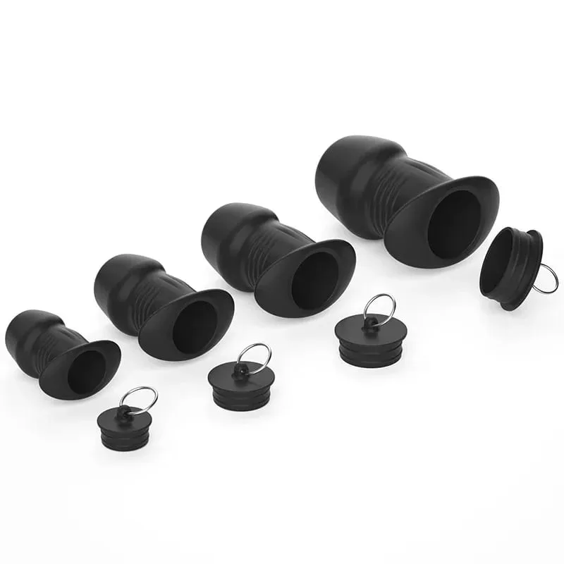 Ihålig silikon Anal Pärla Butt Plug Anus Dilator Tunnel Expansion Lavemang Prostata Massage Sexleksaker för kvinnor Män Onani
