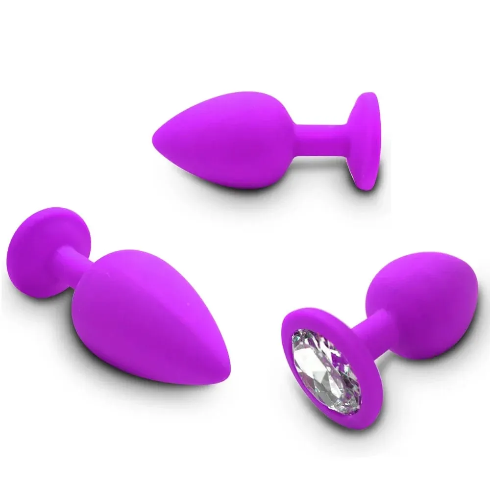 Weiche Silikon Anal Butt Plug Unisex Sex Spielzeug Männer Prostata Massagegerät Erwachsene Homosexuell Arsch Gefüllte Anal Trainer Massagegerät für paare
