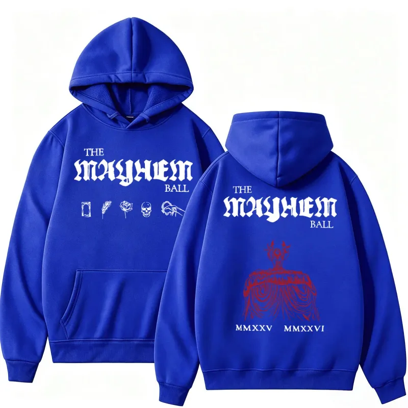 Lady Gaga The MAYHEM Ball Red Dress Hoodies Fashion Pop Music Vintage Sportwear Loose Fleece Casual Men Women Sweatshirt Gifts — image 20