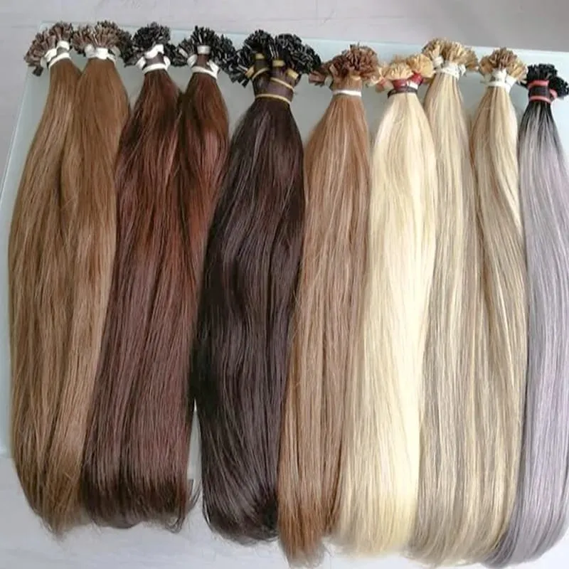 Remy Hair 30 Inch Real Remy Flat Tip Human Hair Extension Silky Straight Dark Brown Pre Bonded Keratin Fusion Hair 50 Strands — image 2