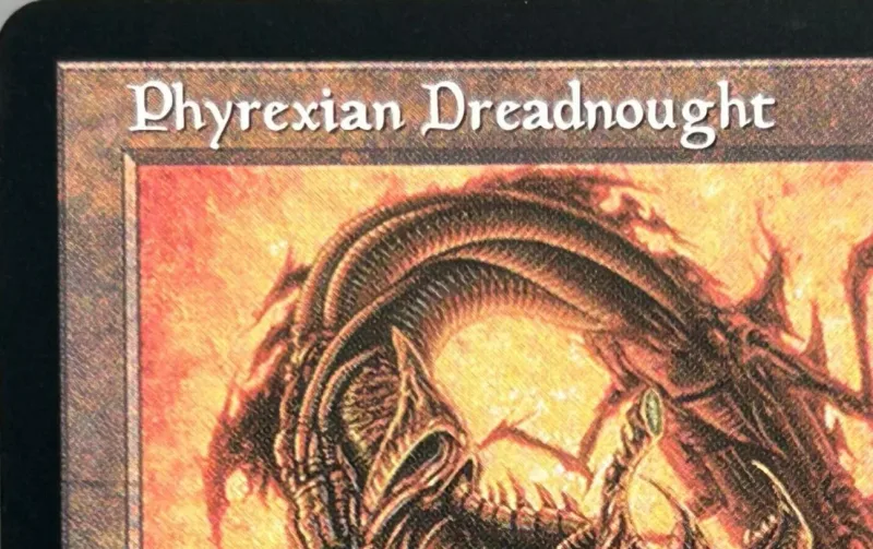 LK2 Gaea's Cradle Intuition Phyrexian Dreadnought Custom High-Quality TCG Proxy/Collectible Game Cards (Black-Core Paper) — image 2