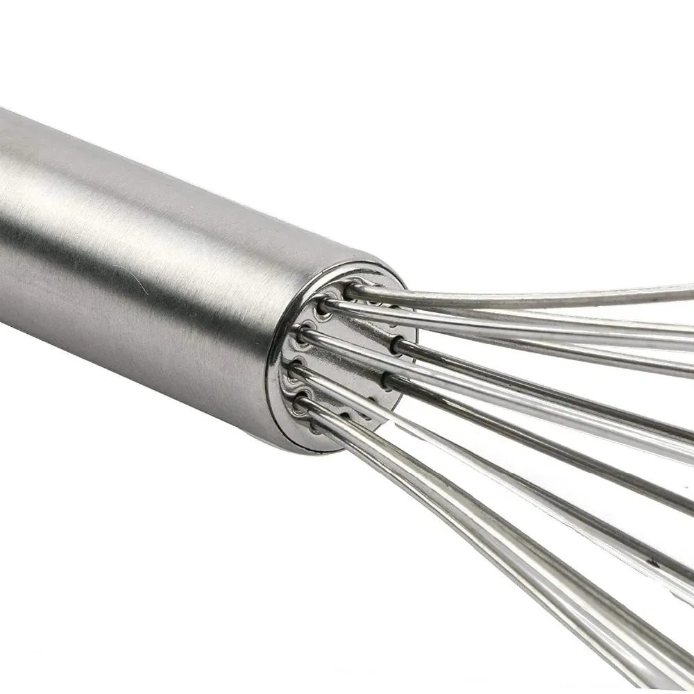 Hot Sale Premium Stainless Steel Manual Egg Beater 6‑Wire Balloon Whisk for Kitchen Baking Mixing 8‑10‑12 Inch Available