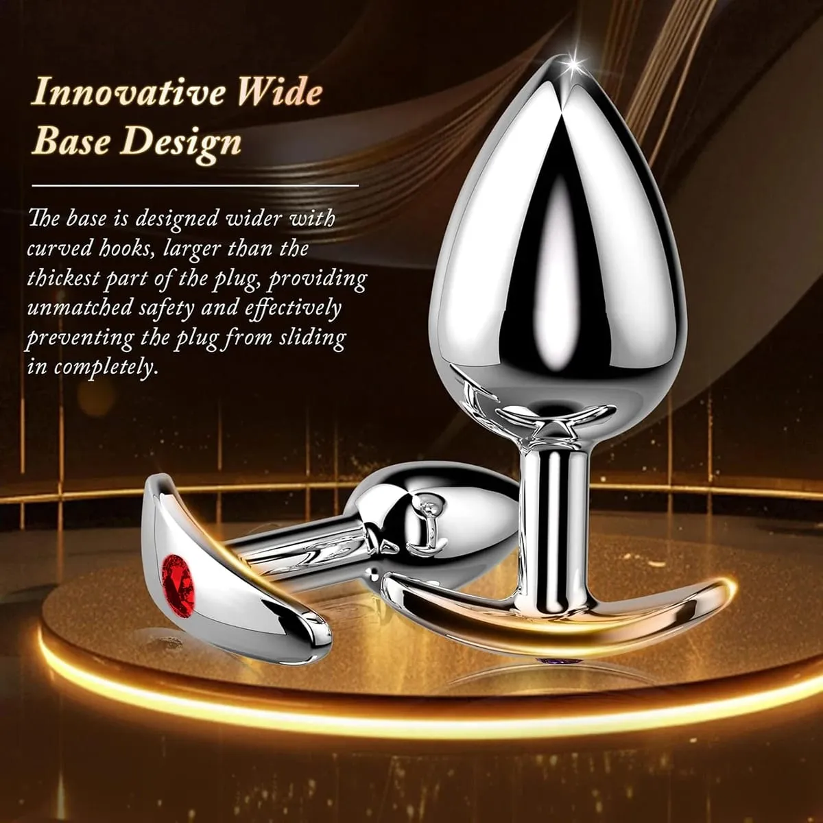 4 tamanhos de metal ao ar livre anal plug aço inoxidável base âncora butt plug massageador próstata masturbador anal vibradores adultos brinquedos sexuais — image 6