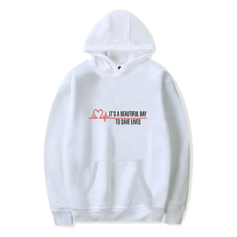 Harajuku Gray's Anatomy Tumblr Greys Anatomy printed Hoodies Sweatshirts Men/Women Comfortable Sweatshirt Adult/Child Pullovers — image 3