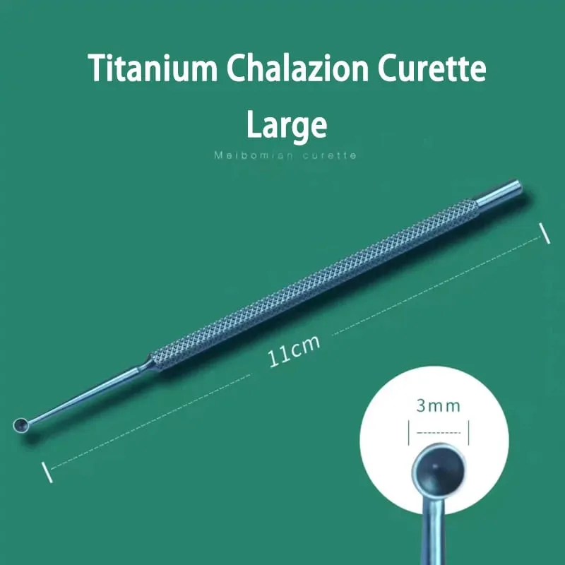 Uso non medico Chalazion Curette Manico più spesso Bordo affilato Taglio delicato Strumenti di riparazione domestica Ciao Occhio — image 7