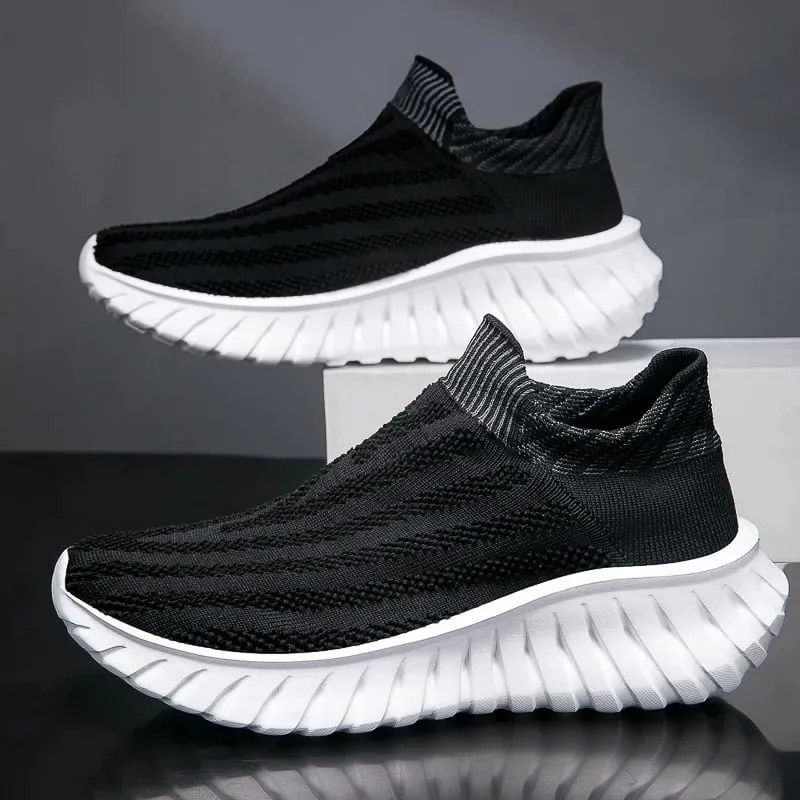 Men Running Walking sock Shoes Women Thick Sole Fashion Casual Sneakers Breathable Sport shoes Couple Sneakers Casual Shoes — image 1